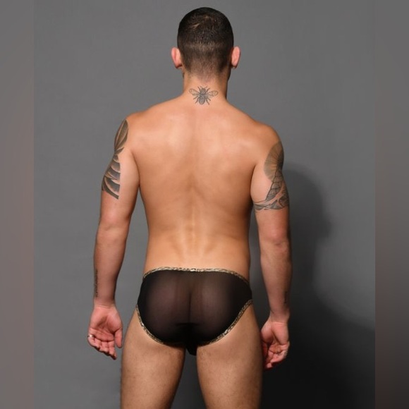 Andrew Christian Sheer leopard Brief - Picture 6 of 10